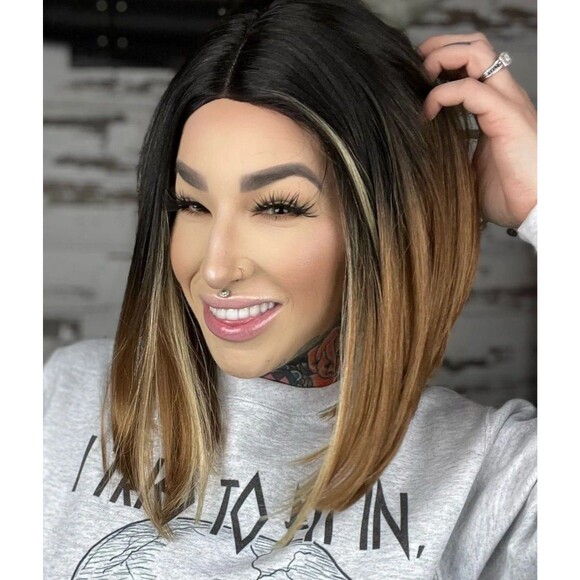 Rebel Gypsy “Honey” wig lace front shiftable parting main image 9